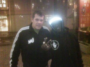 Torsten Williamson-Fuchs mit Flavor Flav (Foto: Williamson-Fuchs)