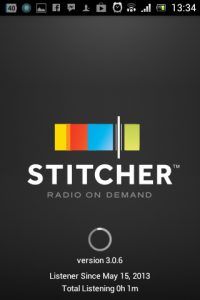 Screenshot: StitcherRadio